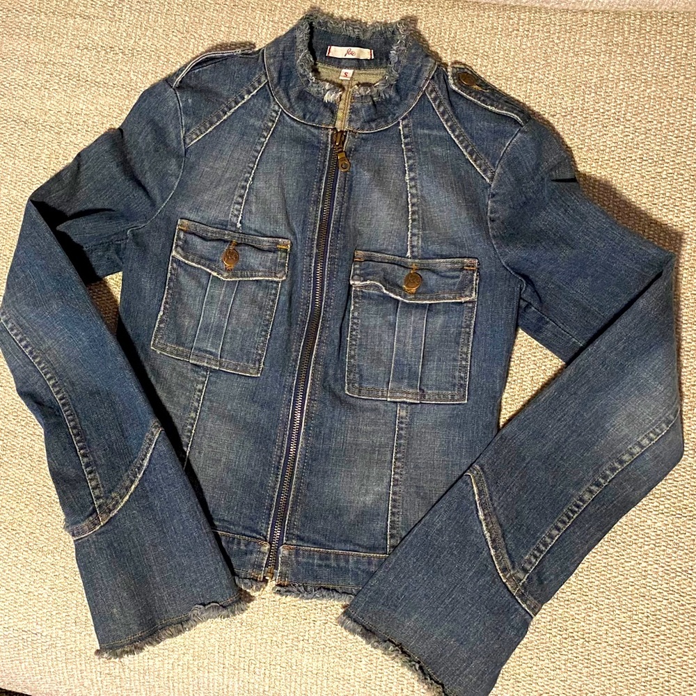 Joie Denim Zip Jacket